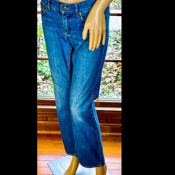 ▪️MARC JACOBS▪️Mid Rise Medium Wash Cotton Bootcut Blue Jeans - Picture 2 of 11